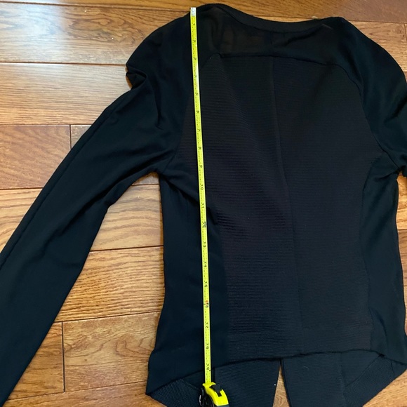 Material Girl Hudsons’s Bay Black Blazer with Mesh Sleeves - Picture 6 of 10